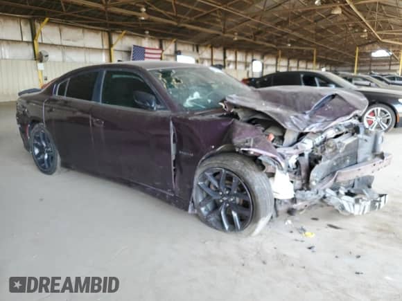 2020 Dodge Charger R/T with VIN 2C3CDXCT7LH153799, listed as a Copart auction lot 80751745 with 50,467 mi miles and Salvage title. Bid and sale history available at DreamBid. Image 4.