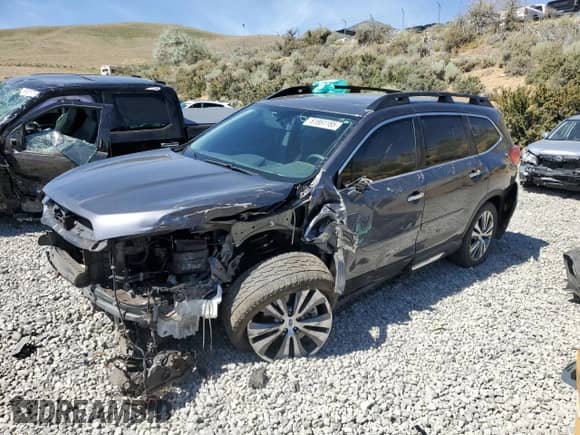 2022 Subaru Ascent Touring with VIN 4S4WMARD9N3432193, listed as a Copart auction lot 61861185 with 59,695 mi miles and Salvage title. Bid and sale history available at DreamBid. Image 1.