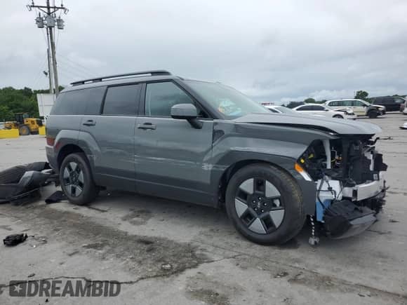 2025 Hyundai Santa Fe SEL z VIN 5NMP24G13SH041725, wystawiony jako Copart lot #58078345 z przebiegiem 821 mil mil oraz Szkoda całkowita • Salvage title. Historia ofert i sprzedaży dostępna na DreamBid. Obrazek 4.