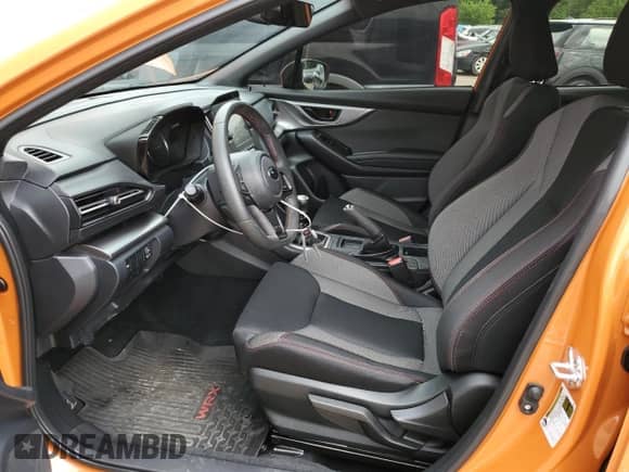 2023 Subaru WRX with VIN JF1VBAA62P9817958, listed as a Copart auction lot 56706275 with 17,717 mi miles and Salvage title. Bid and sale history available at DreamBid. Image 7.