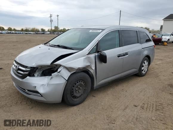 2016 Honda Odyssey LX with VIN 5FNRL5H26GB103453, listed as a Copart auction lot 86080625 with 97,833 mi miles and Salvage title. Bid and sale history available at DreamBid. Image 1.
