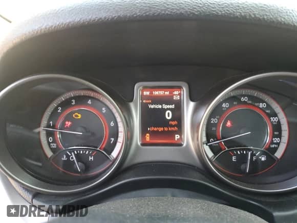 2016 Dodge Journey Crossroad Plus z VIN 3C4PDCGG1GT146623, wystawiony jako Copart lot #60422785 z przebiegiem 106 757 mil mil oraz Szkoda całkowita • Salvage title. Historia ofert i sprzedaży dostępna na DreamBid. Obrazek 9.