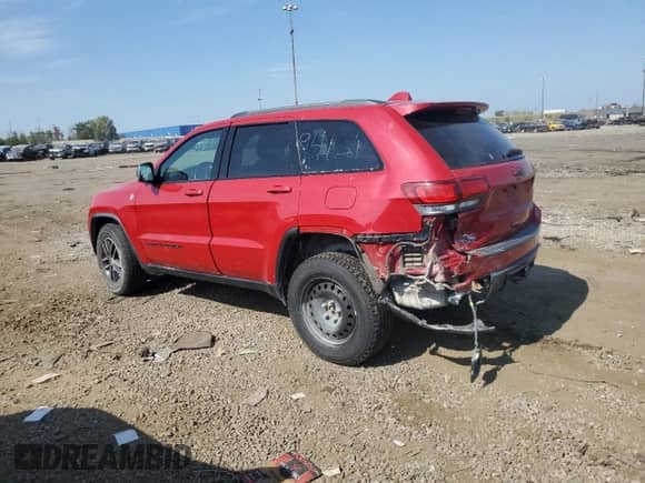 2017 Jeep Grand Cherokee Trailhawk z VIN 1C4RJFLG2HC949415, wystawiony jako Copart lot #81468275 z przebiegiem 65 142 mil mil oraz Czysty tytuł • Clean title. Historia ofert i sprzedaży dostępna na DreamBid. Obrazek 2.