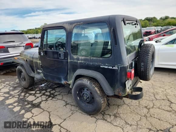 1995 Jeep Wrangler S with VIN 1J4FY19P8SP283289, listed as a Copart auction lot 80017335 with 70,255 mi miles and Clean title. Bid and sale history available at DreamBid. Image 2.