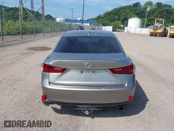 2015 Lexus IS 250 with VIN JTHCF1D24F5023059, listed as a IAAI auction lot 42601102 with 137,470 mi miles and . Bid and sale history available at DreamBid. Image 16.