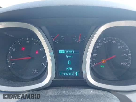 2014 Chevrolet Equinox LT z VIN 2GNFLCE34E6160300, wystawiony jako IAAI lot #41649754 z przebiegiem 109 738 mil mil oraz . Historia ofert i sprzedaży dostępna na DreamBid. Obrazek 7.