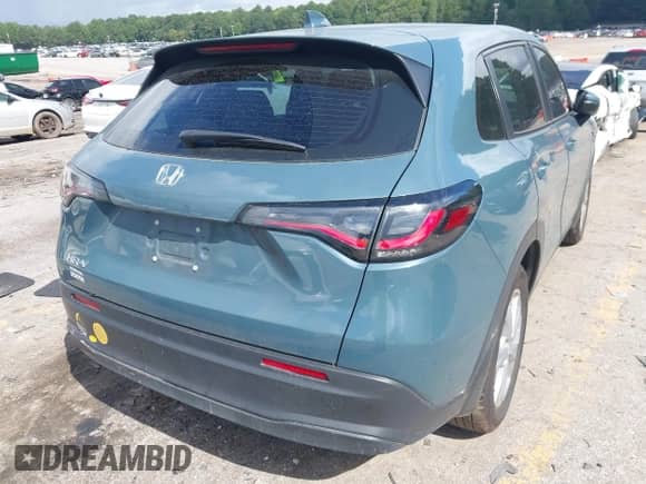 2025 Honda HR-V LX with VIN 3CZRZ1H36SM711648, listed as a IAAI auction lot 42970785 with 19,437 mi miles and . Bid and sale history available at DreamBid. Image 4.