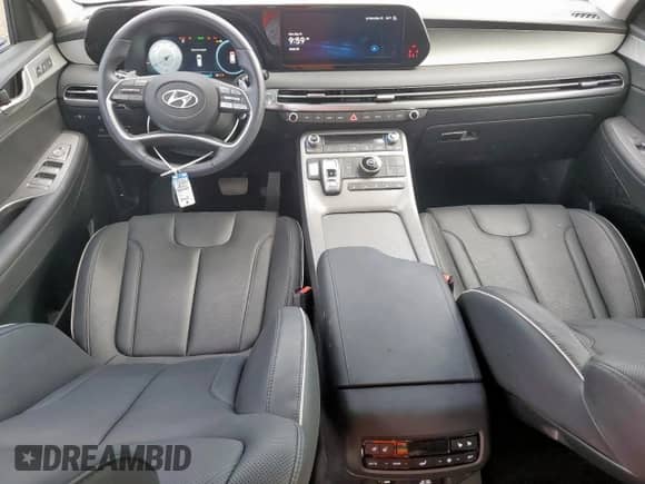 2024 Hyundai Palisade SEL with VIN KM8R44GE7RU788619, listed as a Copart auction lot 80677015 with 13,195 mi miles and Salvage title. Bid and sale history available at DreamBid. Image 8.