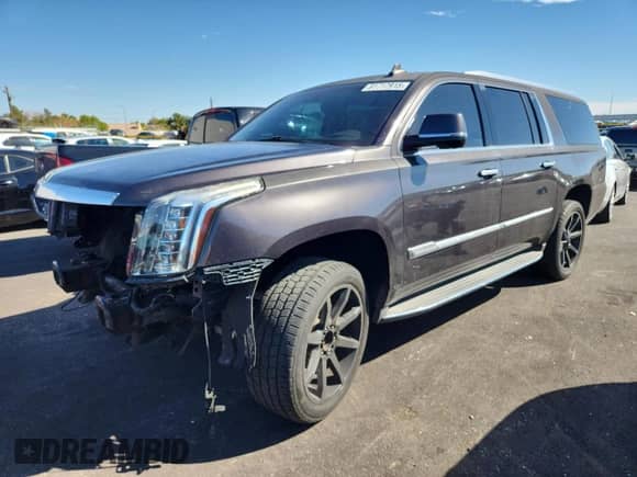 2015 Cadillac Escalade ESV Luxury с VIN 1GYS3SKJ3FR647668, выставлен на аукционе Copart как лот 81717915 с пробегом Не указан миль и Списание • Salvage title. История ставок и продаж доступна на DreamBid. Изображение 1.