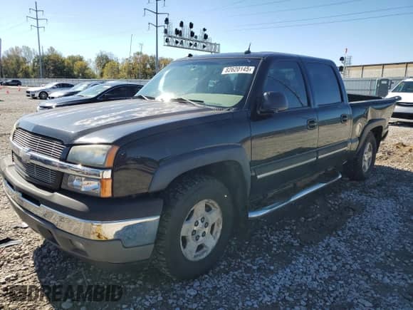 2005 Chevrolet Silverado 1500 Z71 with VIN 2GCEK13T351186527, listed as a Copart auction lot 82620145 with 338,976 mi miles and Salvage title. Bid and sale history available at DreamBid. Image 1.
