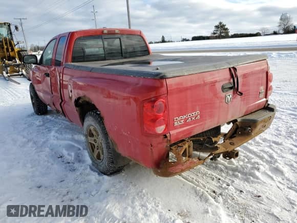 2007 Dodge Dakota SLT с VIN 1D7HW42P07S253925, выставлен на аукционе Copart как лот 86396714 с пробегом 130 317 миль миль и Чистый • Clean title. История ставок и продаж доступна на DreamBid. Изображение 2.