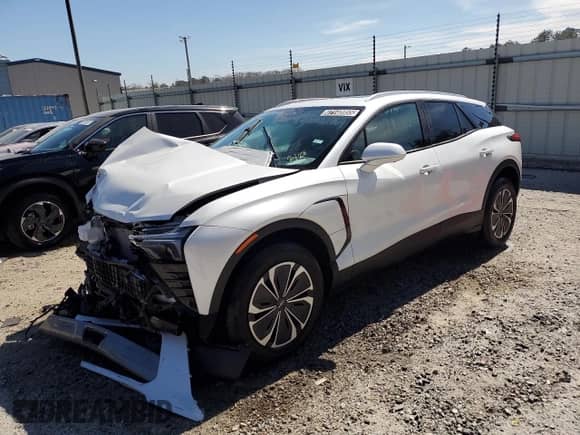 2024 Chevrolet Blazer EV eAWD LT with VIN 3GNKDBRJ2RS217390, listed as a Copart auction lot 47140955 with Not provided miles and Clean title. Bid and sale history available at DreamBid. Image 1.