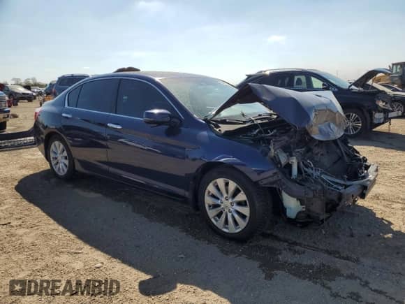 2013 Honda Accord EX-L z VIN 1HGCR2F80DA138487, wystawiony jako Copart lot #84832265 z przebiegiem Nie podano mil oraz Szkoda całkowita • Salvage title. Historia ofert i sprzedaży dostępna na DreamBid. Obrazek 4.