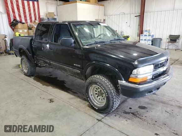2001 Chevrolet S-10 LS with VIN 1GCDT13W11K256412, listed as a Copart auction lot 53254215 with 162,082 mi miles and Clean title. Bid and sale history available at DreamBid. Image 4.