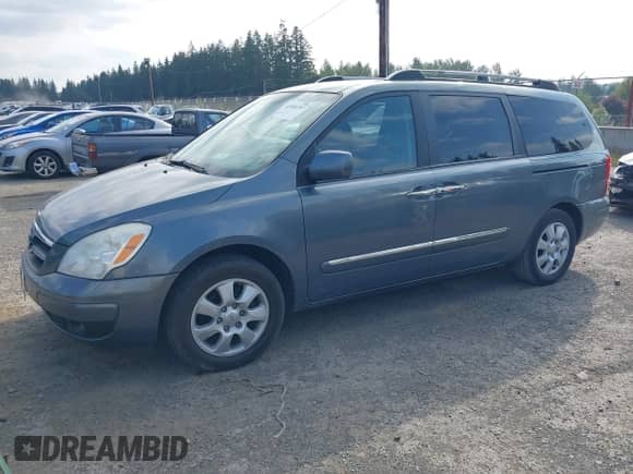 2007 Hyundai Entourage GLS с VIN KNDMC233676025874, выставлен на аукционе IAAI как лот 43184797 с пробегом 169 086 миль миль и . История ставок и продаж доступна на DreamBid. Изображение 2.