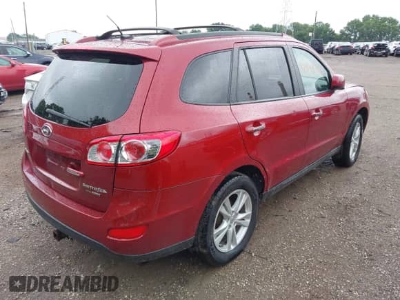 2011 Hyundai Santa Fe Limited with VIN 5XYZKDAG7BG073593, listed as a IAAI auction lot 42849762 with 206,114 mi miles and . Bid and sale history available at DreamBid. Image 4.