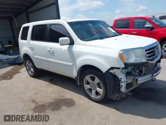 2014 Honda Pilot EX-L z VIN 5FNYF4H55EB010556, wystawiony jako IAAI lot #43027449 z przebiegiem 114 365 mil mil oraz . Historia ofert i sprzedaży dostępna na DreamBid. Obrazek 1.