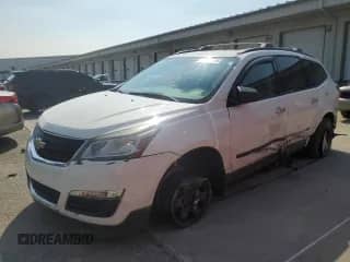 2015 Chevrolet Traverse LS с VIN 1GNKRFKDXFJ217308, выставлен на аукционе Copart как лот 59183895 с пробегом Не указан миль и Списание • Salvage title. История ставок и продаж доступна на DreamBid. Изображение 1.
