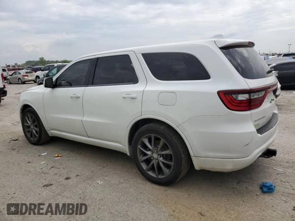 2017 Dodge Durango GT with VIN 1C4RDHDG9HC823635, listed as a Copart auction lot 68253415 with 123,165 mi miles and Salvage title. Bid and sale history available at DreamBid. Image 2.