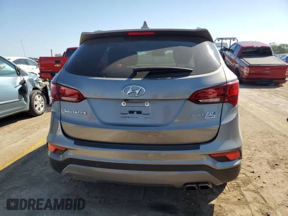 2017 Hyundai Santa Fe Ultimate with VIN 5XYZW4LAXHG462461, listed as a Copart auction lot 81807855 with 76,280 mi miles and Salvage title. Bid and sale history available at DreamBid. Image 6.