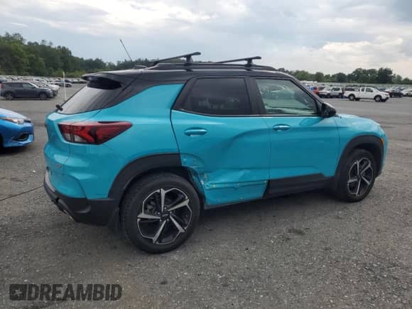 2022 Chevrolet TrailBlazer RS с VIN KL79MUSL6NB039517, выставлен на аукционе Copart как лот 68844935 с пробегом 71 652 миль миль и Списание • Salvage title. История ставок и продаж доступна на DreamBid. Изображение 3.