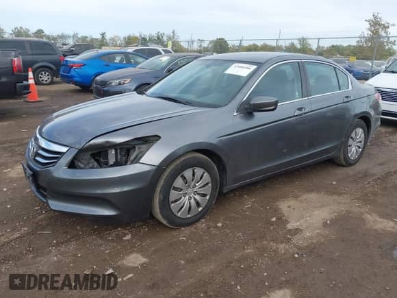 2011 Honda Accord LX with VIN 1HGCP2F37BA090817, listed as a IAAI auction lot 43488206 with 212,144 mi miles and . Bid and sale history available at DreamBid. Image 2.