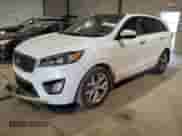 2018 Kia Sorento SX z VIN 5XYPKDA59JG428865, wystawiony jako Copart lot #81065545 z przebiegiem 85 434 mil mil oraz Szkoda całkowita • Salvage title. Historia ofert i sprzedaży dostępna na DreamBid. Obrazek 1.