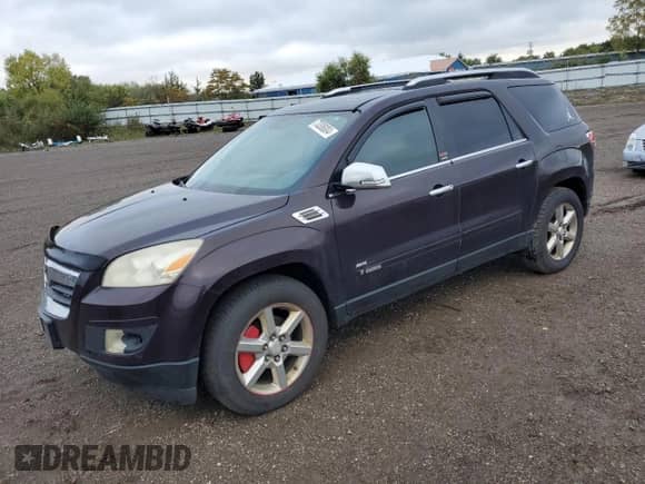 2008 Saturn Outlook XR with VIN 5GZEV33748J201695, listed as a Copart auction lot 73306004 with 262,530 mi miles and Salvage title. Bid and sale history available at DreamBid. Image 1.