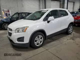 2016 Chevrolet Trax LS с VIN 3GNCJKSB2GL273093, выставлен на аукционе Copart как лот 83965885 с пробегом 112 495 миль миль и Списание • Salvage title. История ставок и продаж доступна на DreamBid. Изображение 1.