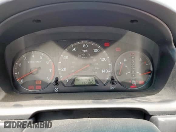 2002 Honda Accord EX with VIN 1HGCG32582A028596, listed as a Copart auction lot 57057995 with 112,185 mi miles and Salvage title. Bid and sale history available at DreamBid. Image 9.