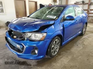 2017 Chevrolet Sonic LT with VIN 1G1JD5SB6H4103389, listed as a Copart auction lot 44377245 with 79,731 mi miles and Salvage title. Bid and sale history available at DreamBid. Image 1.