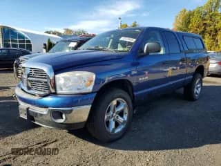 2008 Dodge 1500 SLT with VIN 1D7HU18298S636490, listed as a Copart auction lot 82529835 with 76,975 mi miles and Salvage title. Bid and sale history available at DreamBid. Image 1.