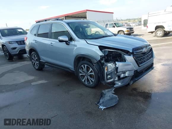 2023 Subaru Forester Limited with VIN JF2SKAPC5PH500838, listed as a IAAI auction lot 43199531 with 28,610 mi miles and . Bid and sale history available at DreamBid. Image 1.
