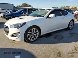 2013 Hyundai Genesis Coupe R-Spec с VIN KMHHU6KJ1DU082217, выставлен на аукционе Copart как лот 77218714 с пробегом Не указан миль и Списание • Salvage title. История ставок и продаж доступна на DreamBid. Изображение 1.