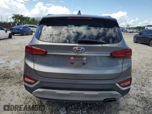 2019 Hyundai Santa Fe SEL with VIN 5NMS33AD2KH001995, listed as a Copart auction lot 85122955 with 100,389 mi miles and Salvage title. Bid and sale history available at DreamBid. Image 6.