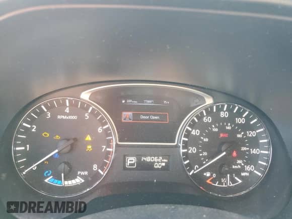 2014 Nissan Pathfinder Platinum Hybrid with VIN 5N1CR2MM6EC653459, listed as a Copart auction lot 61340545 with 148,062 mi miles and Salvage title. Bid and sale history available at DreamBid. Image 9.