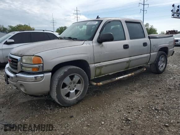 2007 GMC Sierra 1500 SLE1 with VIN 2GTEC13Z571129590, listed as a Copart auction lot 54854525 with 126,314 mi miles and Clean title. Bid and sale history available at DreamBid. Image 1.