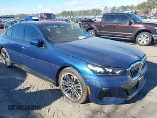 2024 BMW 5 Series 530i xDrive with VIN WBA53FJ04RCS39395, listed as a IAAI auction lot 41160871 with 2,498 mi miles and . Bid and sale history available at DreamBid. Image 1.