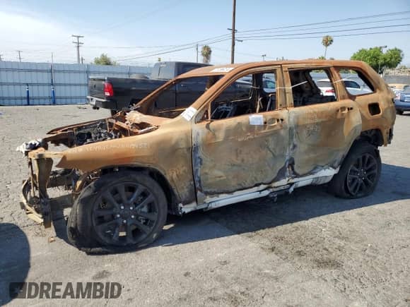 2022 Jeep Grand Cherokee Laredo X with VIN 1C4RJEAG2NC154521, listed as a Copart auction lot 62456024 with Not provided miles and Non repairable. Bid and sale history available at DreamBid. Image 1.