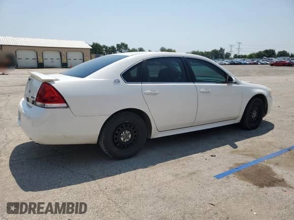 2009 Chevrolet Impala Police Police with VIN 2G1WS57M191231817, listed as a Copart auction lot 59637255 with 186,007 mi miles and Salvage title. Bid and sale history available at DreamBid. Image 3.