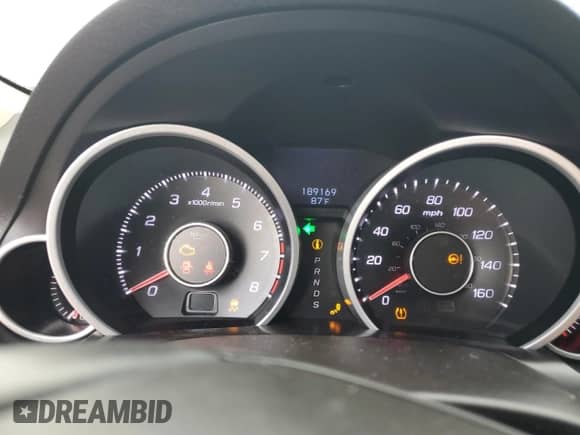 2012 Acura TL Advance с VIN 19UUA8F77CA005696, выставлен на аукционе Copart как лот 85691635 с пробегом 189 169 миль миль и Списание • Salvage title. История ставок и продаж доступна на DreamBid. Изображение 9.