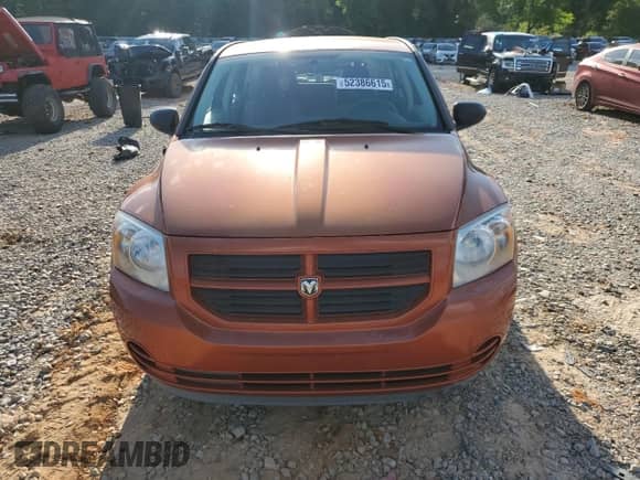 2007 Dodge Caliber with VIN 1B3HB28B97D192747, listed as a Copart auction lot 52386615 with 167,439 mi miles and Salvage title. Bid and sale history available at DreamBid. Image 5.