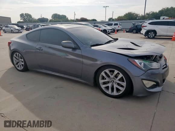 2014 Hyundai Genesis Coupe 2.0T with VIN KMHHT6KD8EU115406, listed as a Copart auction lot 71282465 with 136,065 mi miles and Salvage title. Bid and sale history available at DreamBid. Image 4.