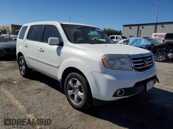 2014 Honda Pilot EX-L with VIN 5FNYF3H5XEB027668, listed as a Copart auction lot 85539545 with 169,191 mi miles and Salvage title. Bid and sale history available at DreamBid. Image 4.