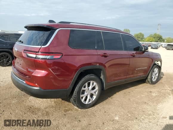 2022 Jeep Grand Cherokee Limited with VIN 1C4RJKBG8N8571996, listed as a Copart auction lot 71777095 with 50,723 mi miles and Salvage title. Bid and sale history available at DreamBid. Image 3.