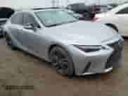 2021 Lexus IS 300 with VIN JTHC81F27M5045772, listed as a Copart auction lot 57782055 with 21,753 mi miles and Salvage title. Bid and sale history available at DreamBid. Image 4.