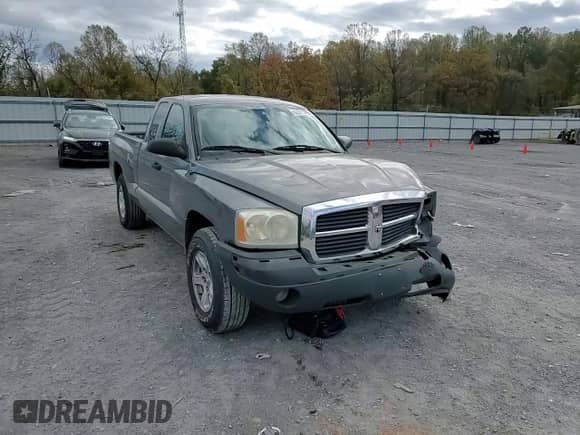 2005 Dodge Dakota SLT with VIN 1D7HW42N55S332907, listed as a Copart auction lot 89501895 with 94,003 mi miles and Salvage title. Bid and sale history available at DreamBid. Image 14.