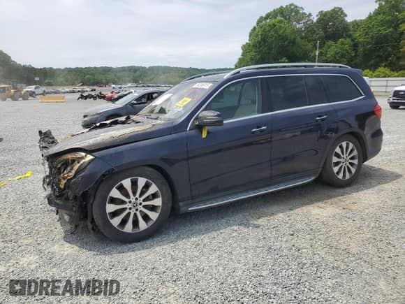 2019 Mercedes-Benz GLS 450 z VIN 4JGDF6EE6KB228319, wystawiony jako Copart lot #56296915 z przebiegiem Nie podano mil oraz Szkoda całkowita • Salvage title. Historia ofert i sprzedaży dostępna na DreamBid. Obrazek 1.