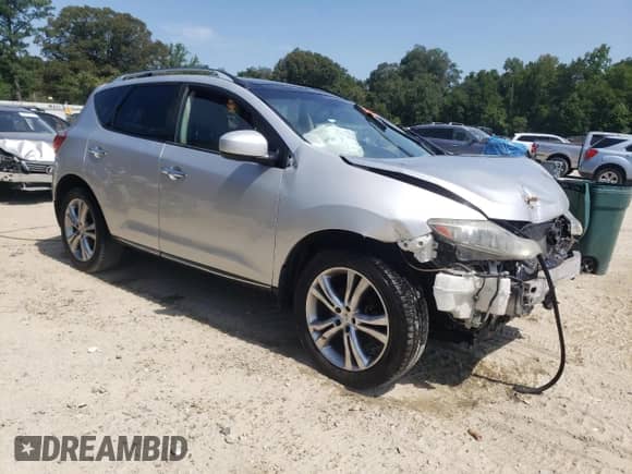 2011 Nissan Murano LE with VIN JN8AZ1MW6BW159091, listed as a Copart auction lot 66152495 with Not provided miles and Salvage title. Bid and sale history available at DreamBid. Image 4.