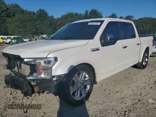 2019 Ford F-150 XLT with VIN 1FTEW1E49KKF20680, listed as a Copart auction lot 80824705 with 80,967 mi miles and Salvage title. Bid and sale history available at DreamBid. Image 1.